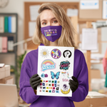 Load image into Gallery viewer, Custom Aesthetic Sticker Pack | Purposeful, Gender-Free Decorative Stickers Designed by ZESTLY