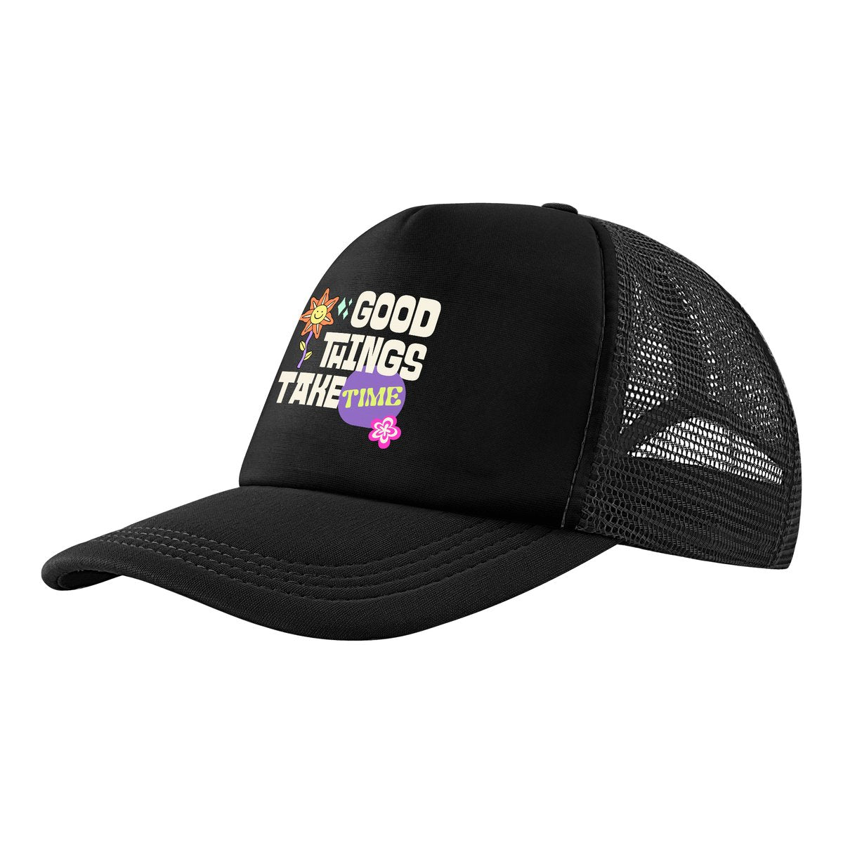 Good Things Take Time Weekend Cap | Purposeful, Gender-Free Hats Designed by ZESTLY