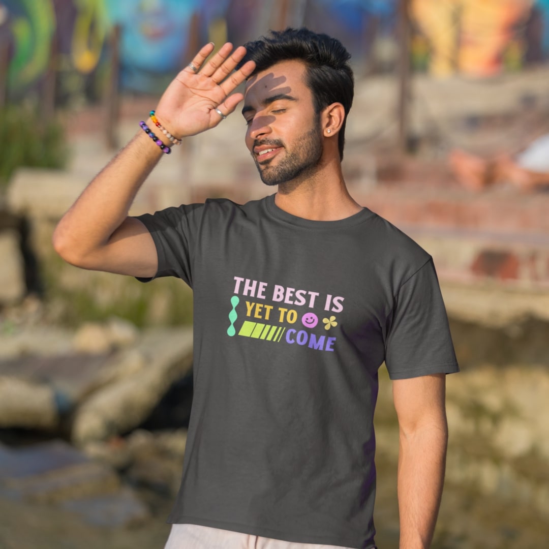 The Best Is Yet To Come Weekend Tee | Purposeful, Gender-Free T-Shirt Designed by ZESTLY