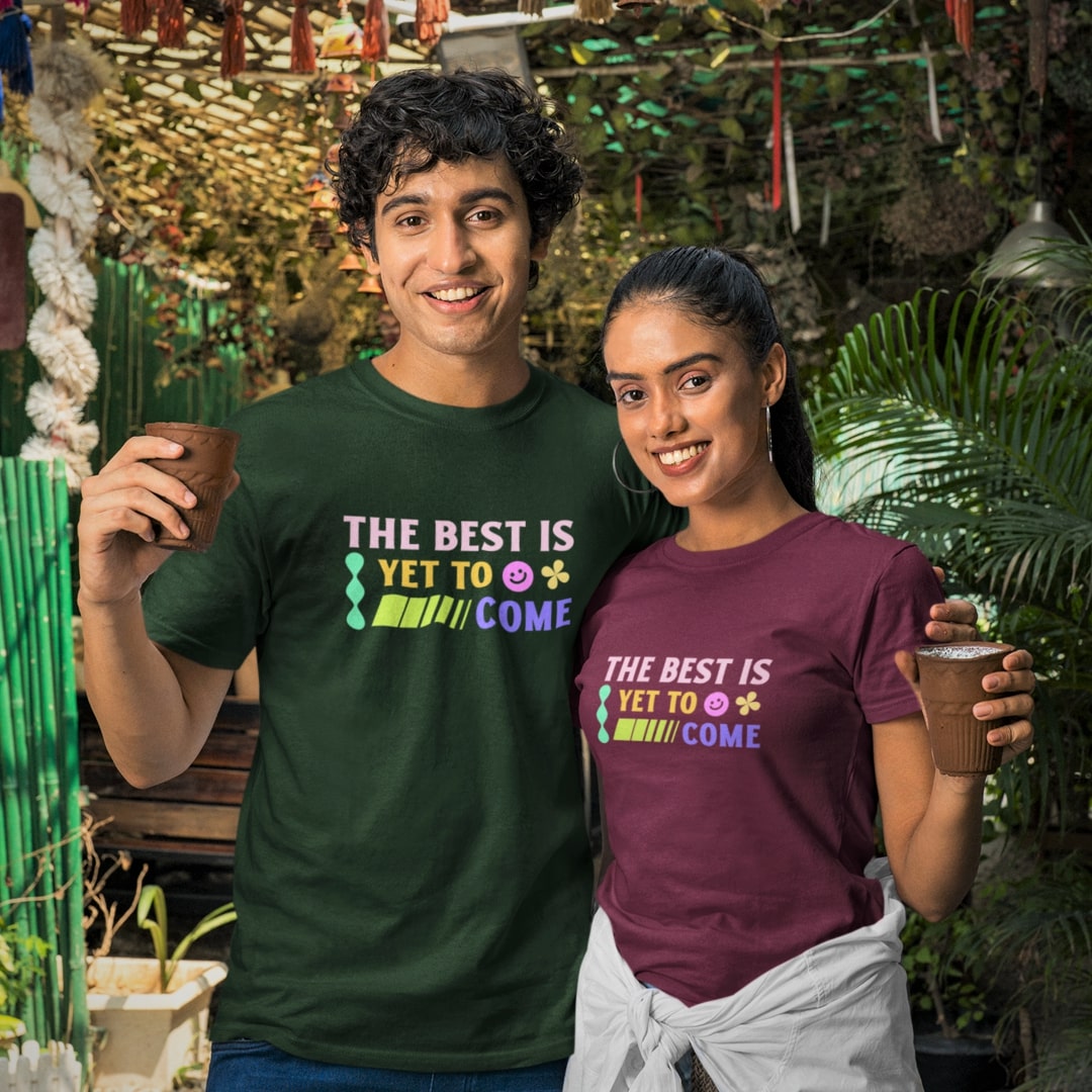 The Best Is Yet To Come Weekend Tee | Purposeful, Gender-Free T-Shirt Designed by ZESTLY